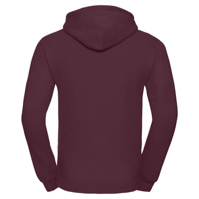Russell Effen Heren Hoodie (Bourgondië)