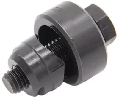 Hexagonale metalen perforator voor gootsteen, roestvrij staal, 22mm, ideaal voor keuken en badkamer