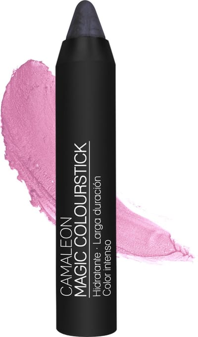 Camaleon Cosmetics - Magic Colourstick - Verkleurende Magic Lipstick - Grijs: naar roze verkleurend - Met aloë vera, rozenbottel en cacaoboter - In doosje verpakt