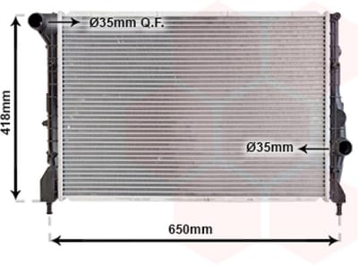Van Wezel - RADIATOR VOOR ALFA ROMEO 147 937 2000-2004 46842843