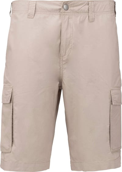 Kariban Lichte herenbermuda met diverse zakken K755 - Beige - 60 NL (54 FR)