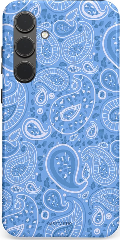 Casetastic Hoesje Geschikt voor Samsung S24 Plus - Stijlvolle Beschermende Duo-layer Case - Paisley verleiding