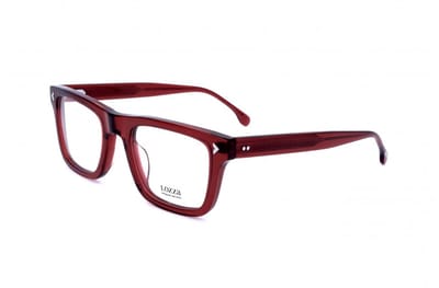 Lozza VL4343 Shiny transparent red 52/22/145 MAN Brilmonturen