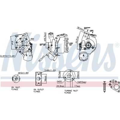 Supercharger, drukvulling NISSENS 93186