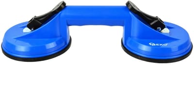 GEKO Dubbele zuignap - 115 mm - 70 kg draagkracht - kunststof en rubber