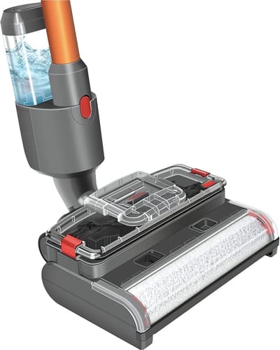 Somstyle Vloer Schrobmachine Opzetstuk Geschikt Voor Dyson V7, V8, V10, V11, V15 Steelstofzuiger - Mop Dweil - Zwart