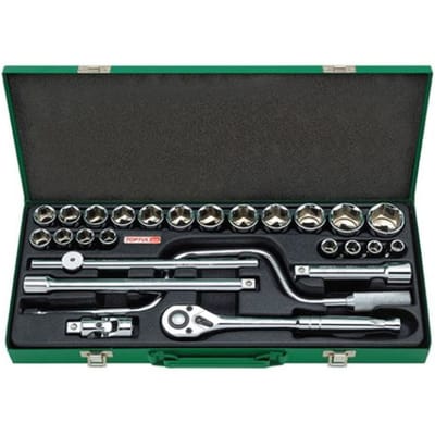 Dopsleutelset TOPTUL 1/2 26 stuks