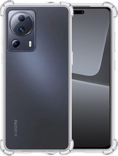 Hoesje - Geschikt voor Xiaomi 13 Lite - Sterk & Shockproof - Siliconen Case - Back Cover - Telefoon Hoes Shock Proof - Telefoonhoesjes - Transparant