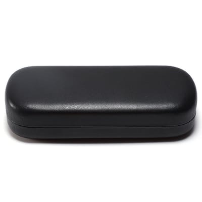 brillenkoker - brillendoos dames heren - stevige koker - zonnebrillen etui - zwart - PU - 160*64*36mm