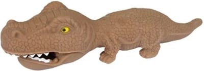 Hoogwaardige Dino Knijpbaar / Rekbaar / Kneedbaar | Dinosaurus Speelgoed | Stressbal - Bruin