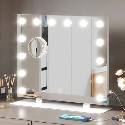 Grote Make-up Spiegel met Verlichting en Dimbare LED-lampen – 60 x 50 cm