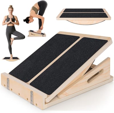 Verstelbaar antislip kuitrekbord voor effectieve kuitrekken en stretching, ideaal voor fitness, thuis en sportschool oefeningen