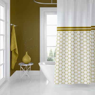 Casabueno - Douchegordijn - Waterdicht & Sneldrogend – 120x200 cm – Anti-Schimmel, Wasbaar & Duurzaam –1869– Badkamer Shower Curtain