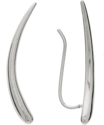 Zilver Gerhodineerd Oorschuiven 1322931
