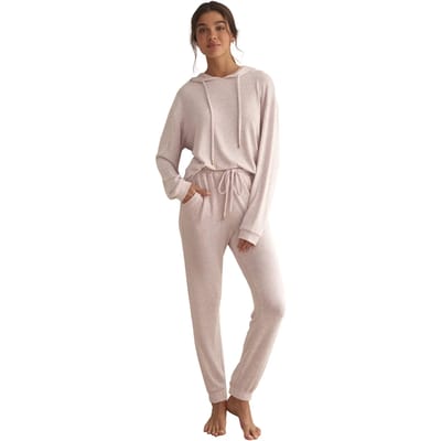Pyjama met hoodie voor dames Selmark Basic P82