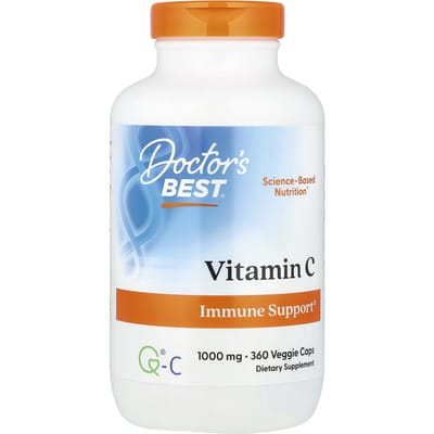 Doctor's Best, vitamine C avec contrôle qualité, 1 000 mg, 360 capsules végétariennes