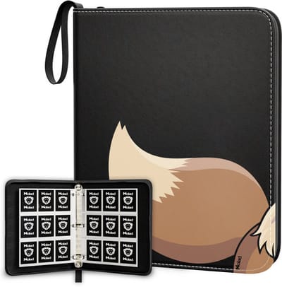 Nolad Verzamelmap kaarten - 900 Kaarten - 100 Pagina’s map - 9 Pocket / vakken - A4 Formaat - Box - Binder - Universeel