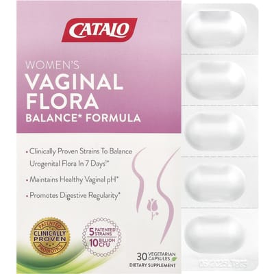 CATALO, formule voor balans van de vrouwelijke vaginale flora, 30 plantaardige capsules