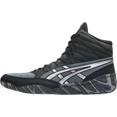 ASICS Aggressor 6 Zwart Puur Zilver Heren Sneakers 1081A067-001 44 black