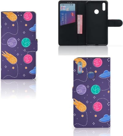 Huawei Y7 (2019) Wallet Case met Pasjes Space
