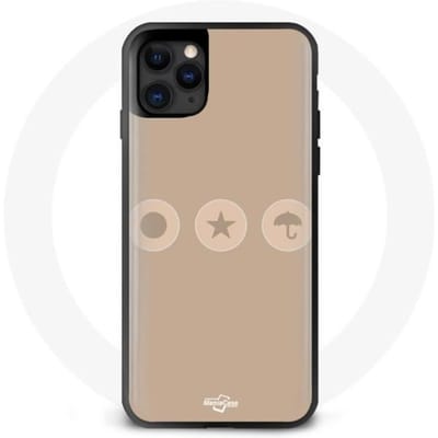 Coque - Maniacase - Iphone 11 - Squid Game dalgona candy - Silicone - Souple noir