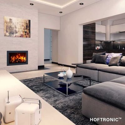 6x HOFTRONIC Oslo - LED Inbouwspots - Zwart - Dimbaar en kantelbaar - GU10 - Voor woonkamer, gang en slaapkamer - IP20 - Rond Ø80 mm - 6400K Daglicht wit - 5 Watt - 400 lumen - Spotjes verlichting