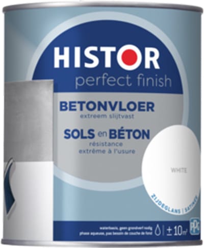 Histor Perfect Finish Betonvloer Zijdeglans - Zwart - 2,5 liter