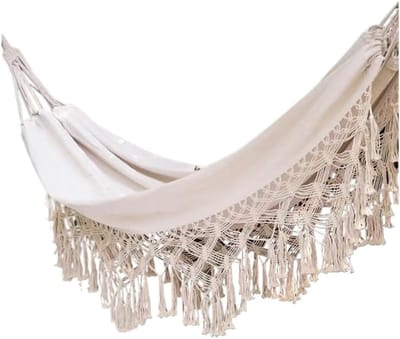 Outdoor Hangmat - Kampeer Hangmat - Buiten Ontspannen - Ademend Mesh - Enkele Persoons - Diverse Kleuren