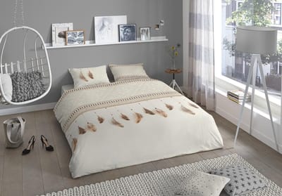 Good Morning Dasher Dekbedovertrek - Tweepersoons - 200x200/220 cm - Grijs