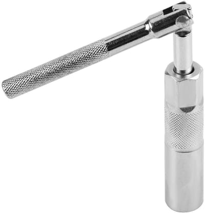 JHUBERS- Schokdemperhuls - Dopsleutel Achter - Chroom-vanadium-staal - Antislip Handgreep - Robuust en Duurzaam - 100 mm Fitting Lengte