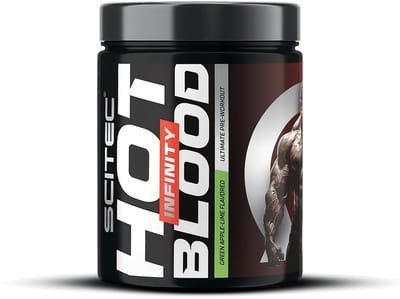 Scitec Nutrition® - Hot Blood Infinity (350 gram - Pink Gin Tonic) - Citrusvrucht - 28 doseringen - pre workout - poeder - pre-workout