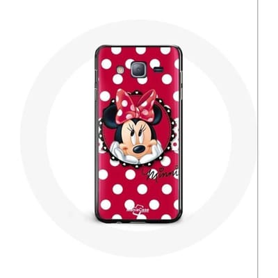 Case voor Samsung Galaxy j3 2016 Minnie Mouse Cartoon Rood rood