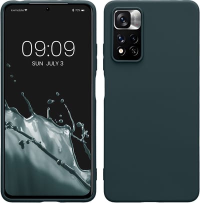kwmobile telefoonhoesje geschikt voor Xiaomi Redmi Note 11 Pro / Note 11 Pro (5G) / Note 12 Pro (4G) - Hoesje voor smartphone - Back cover in leisteen