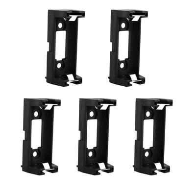 By shayne - CR123A Batterij Houder - Plug-in Type - 5 Stuks - Zwart - Batterij Case - Geschikt voor CR123A batterij - Ontwerp