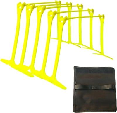 Agility Hurdles Set Outdoor Gear For High Jump Obstacle Rack And Speed Training Improve Performance In Competition Sports Events Adjustable Height Agility Hurdles Football Soccer