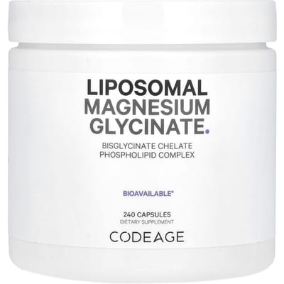 Codeage, Liposomaal Magnesiumglycinaat, 240 Capsules
