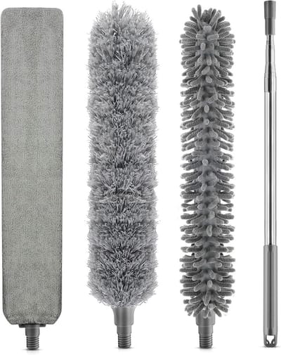 Telescopische Microvezel Stofwisser tot 250 cm - Afwasbare Plumeleur voor Hoge Plafonds en Hoeken
