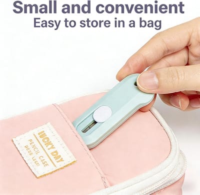 4 stuks briefopener cuttermes klein mini cuttermes draagbaar klein universeel mes intrekbaar schrijfwarenmes geschikt voor het snijden van karton verpakking papier pakketopening