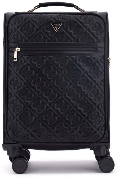 GUESS trolley Adelasia 18 In 8-Wheeler Black zwart 53cm