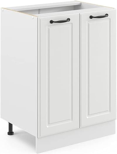 Keukenonderkast - Keukenmodule - Keuken Organiseren - Modulair Systeem - 60 cm - Wit Landhuisstijl