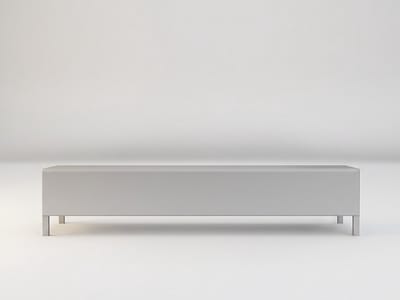 Vente-unique Set van 3 kroonlijsten voor plafond van polystyreen L290 x H10 cm wit - CARINTIA