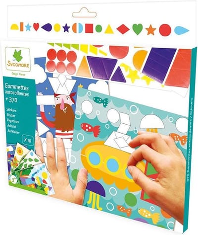 Sycomore knutselset speelgoed - Gommette Garcon stickers 3 jaar+.