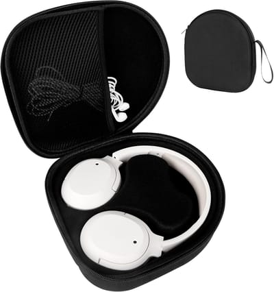 Koptelefoonhoes - Harde EVA Beschermhoes Geschikt voor Sony - Bose - JBL Over-Ear Koptelefoons - Opberghoes - Hard Case - Zwart