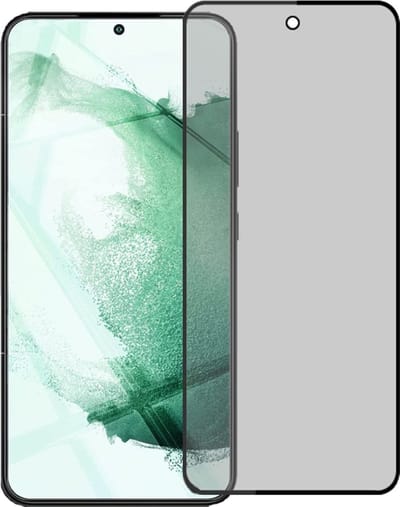 Samsung S22 Plus Privacy Screenprotector - Privacy Glas Tempered Glass Cover Samsung S22 Plus - Privacy Beschermglas Samsung Galaxy S22 Plus Screen Protector Tempered Glass Cover