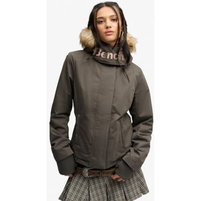 Windbreaker met capuchon van fauxbont dames Superdry Bench