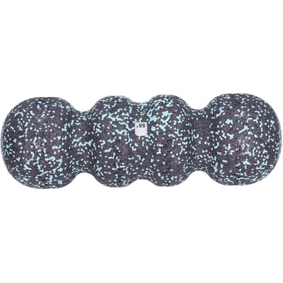 Foamroller met groeven Spierontspanning Hoge dichtheid Spierroller voor wervelkolom Pezen Nek black