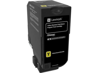 Lexmark 74C2SY0 toner cartridge geel hoge capaciteit (origineel)