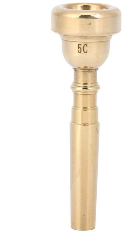 Jhubersproducts - Trompet Mondstuk Messing Bb - Professioneel Muziekinstrument Accessoire - Goud - 3C 5C 7C - Hoogwaardige Klank - Geschikt voor Tromp