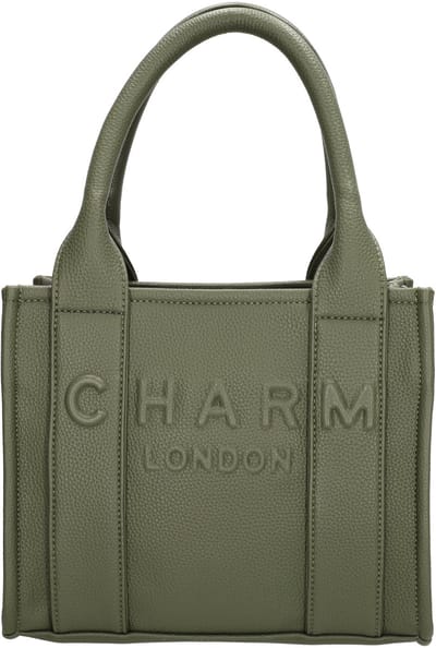 Charm London Bond Handtas - Stijlvol - Schoudertas - Crossbody - Schouderband - Praktisch - Natuur groen