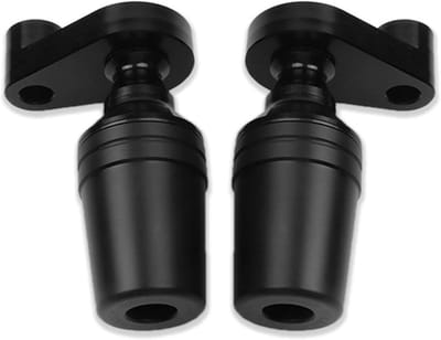 Frame sliders - Crashbescherming motor - Bescherming bij val - Minimaliseert schade - 1 paar - Zwart